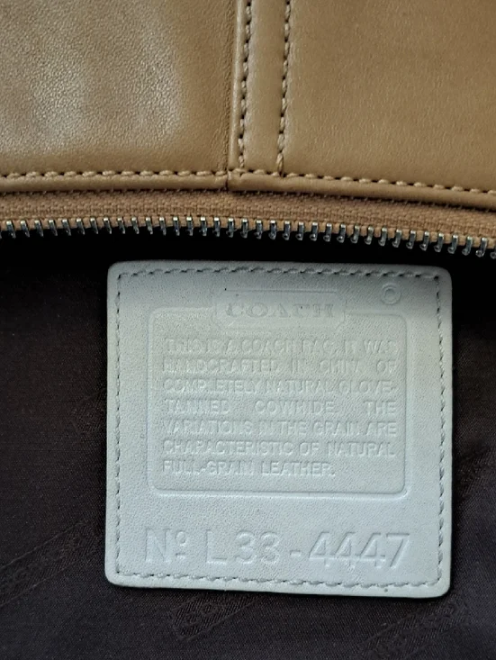 Coach Vintage 2003 Hamptons Demi Classic Leather Shoulder Bag Purse - Picture 10 of 14